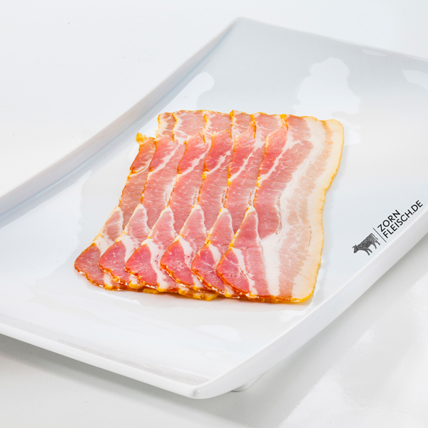 Frühstücksspeck/Bacon ca. 250g - geschnitten