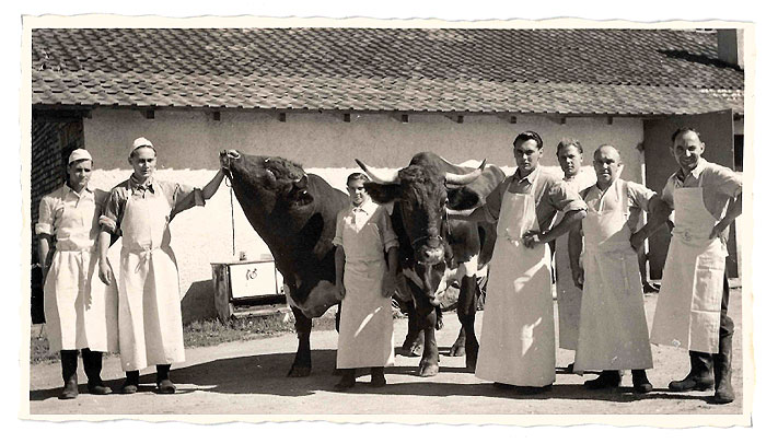 Die Metzgerei Zorn in den 40er Jahren